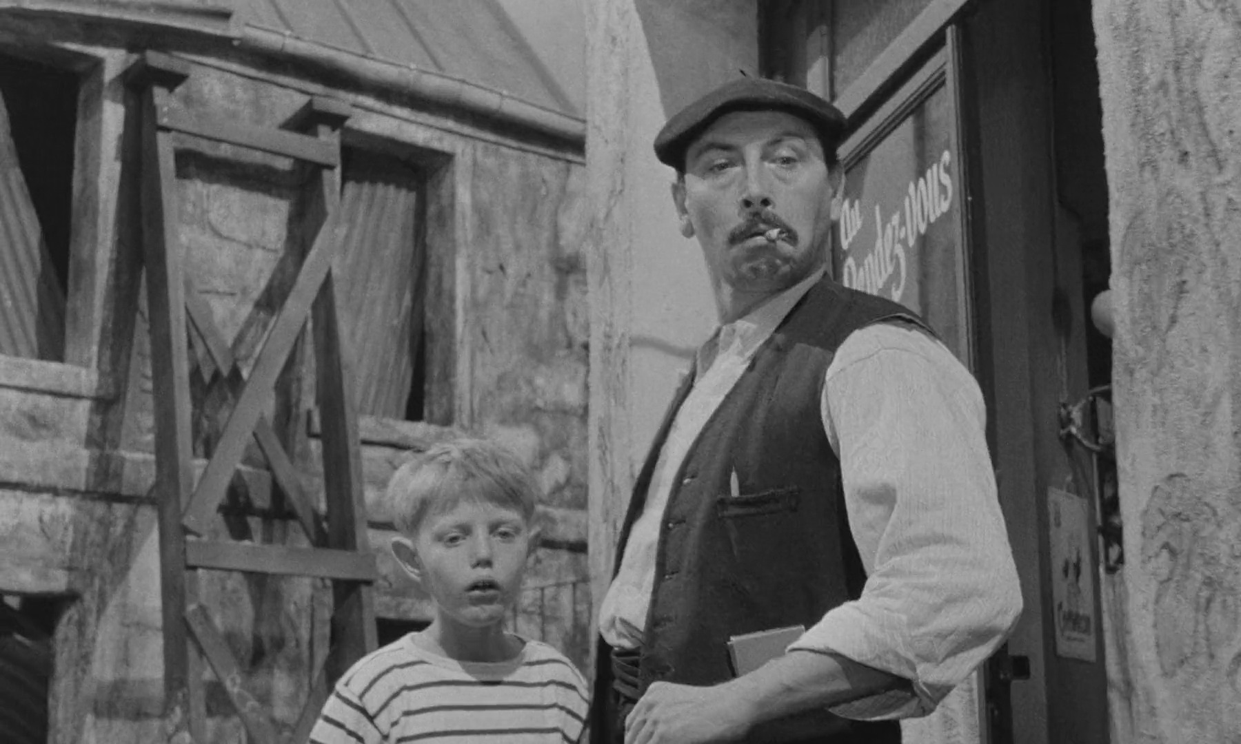 La belle américaine, ici en compagnie de Jacques Legras